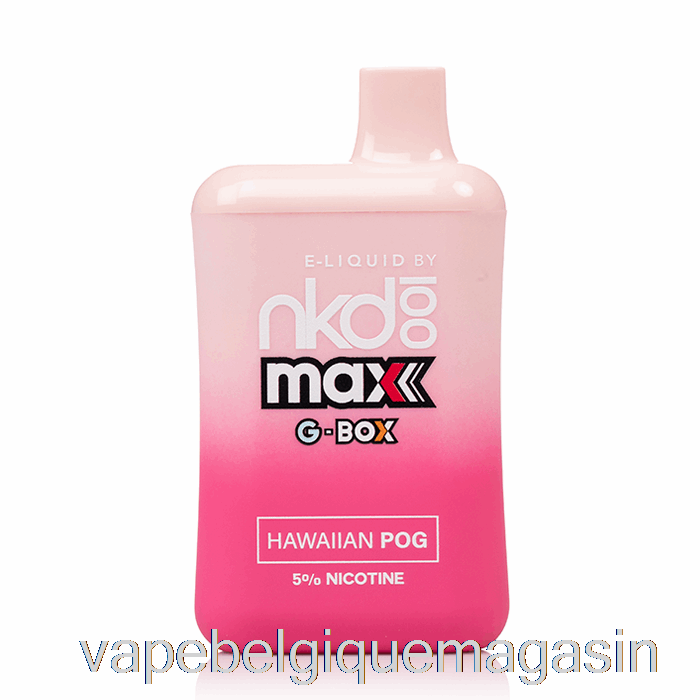 Vape Juice Gbox X Nu 100 5500 Pog Hawaïen Jetable